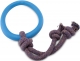 Öko Seil mit Ring blau
