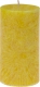 Stearin Stumpenkerze gelb 9x5cm