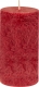 Stearin Stumpenkerze rot 9x5cm
