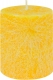 Stearin Stumpenkerze gelb 75mm