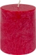 Stearin Stumpenkerze rot 75mm