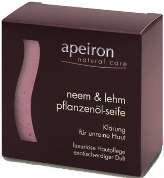 Apeiron Neem & Lehm Pflanzenölseife 100g