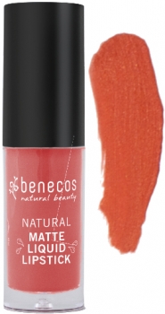 Benecos Liquid Lipstick matt coral kiss 5ml