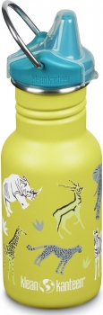 Kindertrinkflasche Edelstahl Safari 355ml