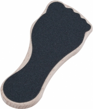 Redecker Sandblattfeile für Füße auf Holz
